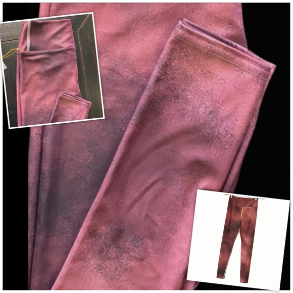 Yoga Bitch Pants - CLOSEOUT Ultra Soft 4-Way-Stretch Maroon Cosmos Leggings